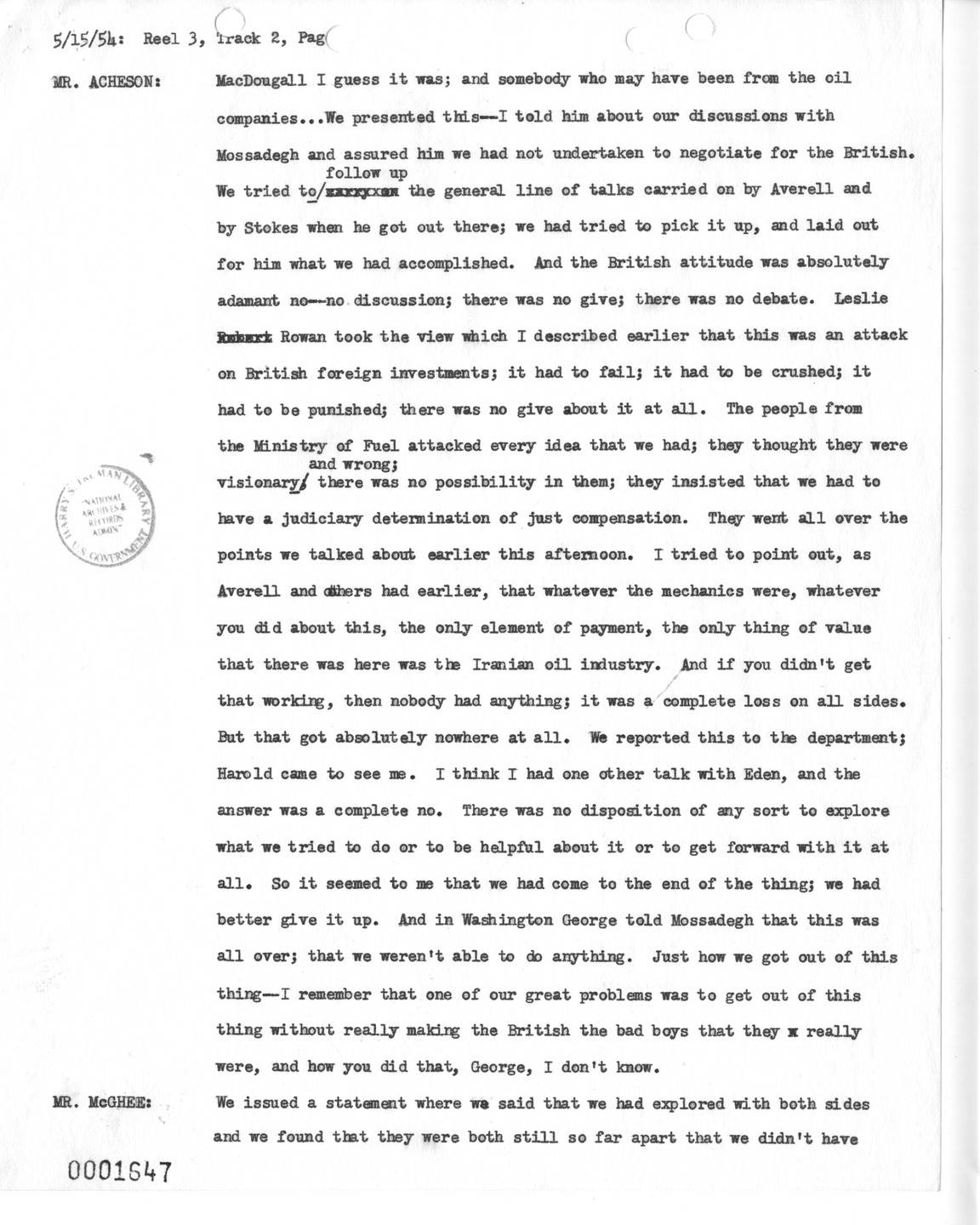 Transcript of Princeton Seminar Discussion, Reel 3, Track 2