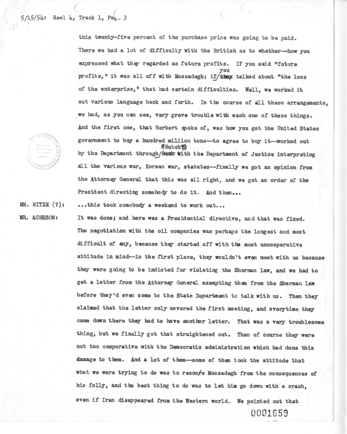 Transcript of Princeton Seminar Discussion, Reel 4, Track 1