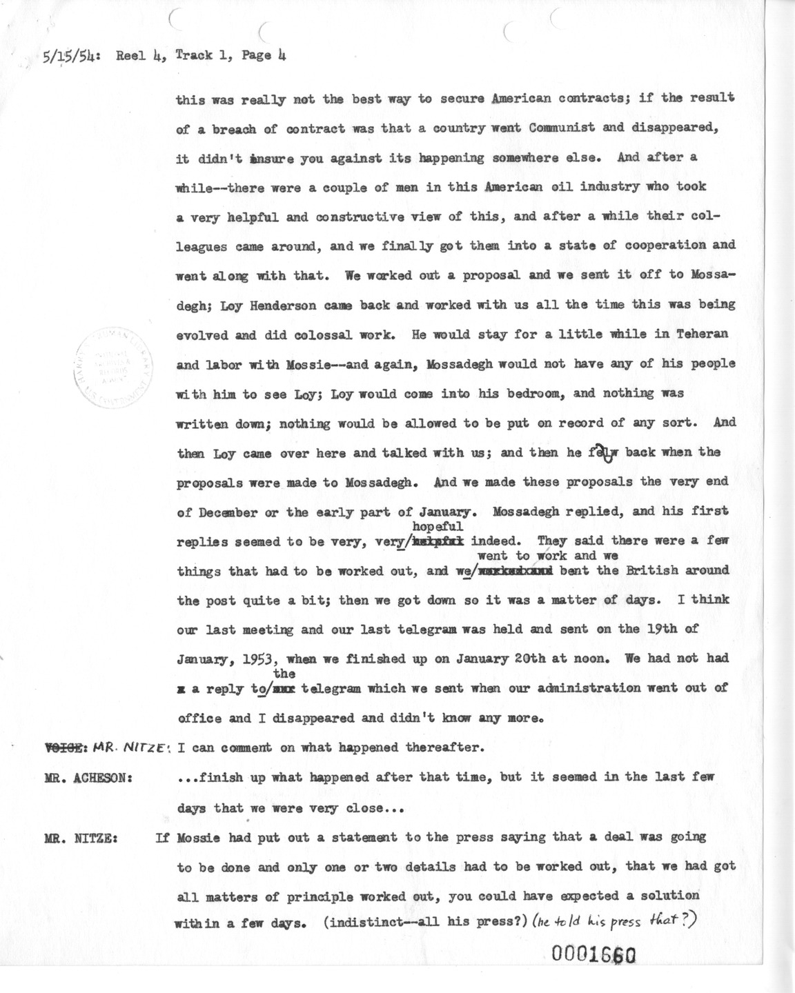 Transcript of Princeton Seminar Discussion, Reel 4, Track 1