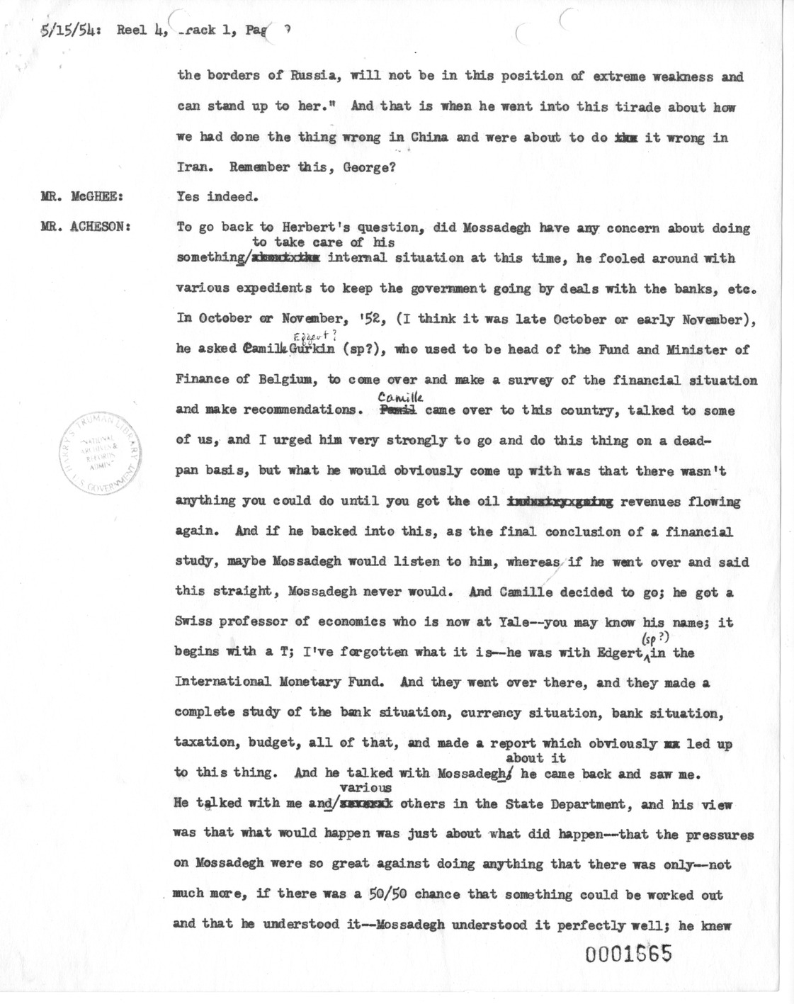 Transcript of Princeton Seminar Discussion, Reel 4, Track 1