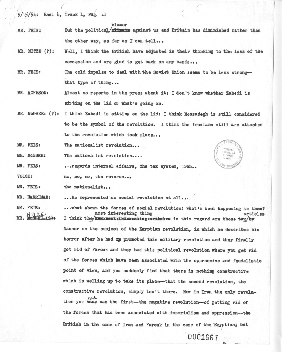 Transcript of Princeton Seminar Discussion, Reel 4, Track 1
