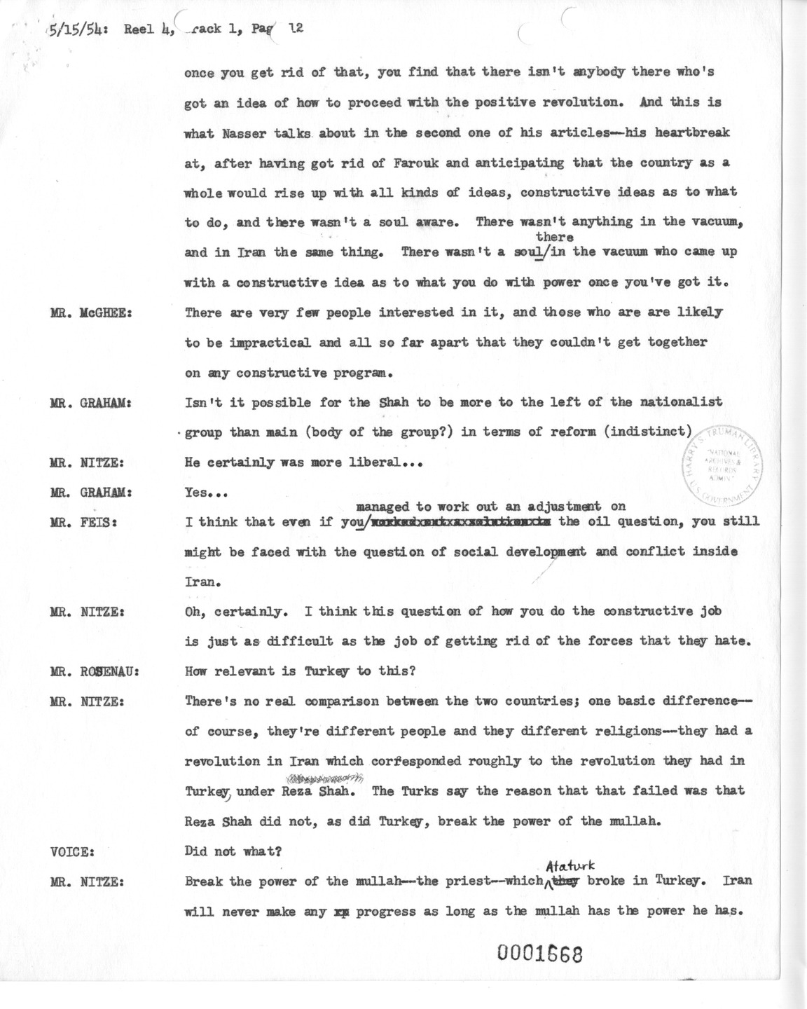 Transcript of Princeton Seminar Discussion, Reel 4, Track 1