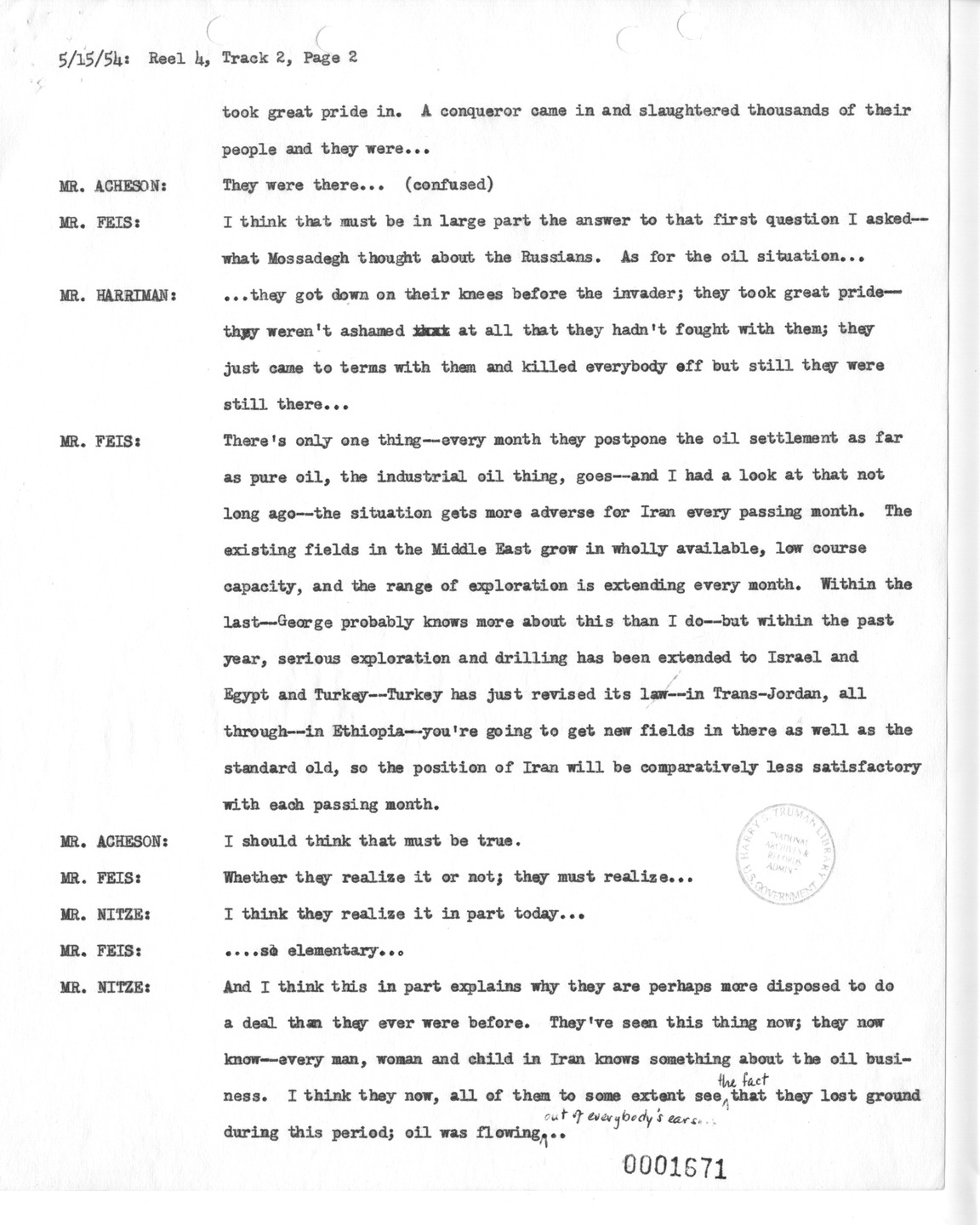 Transcript of Princeton Seminar Discussion, Reel 4, Track 2