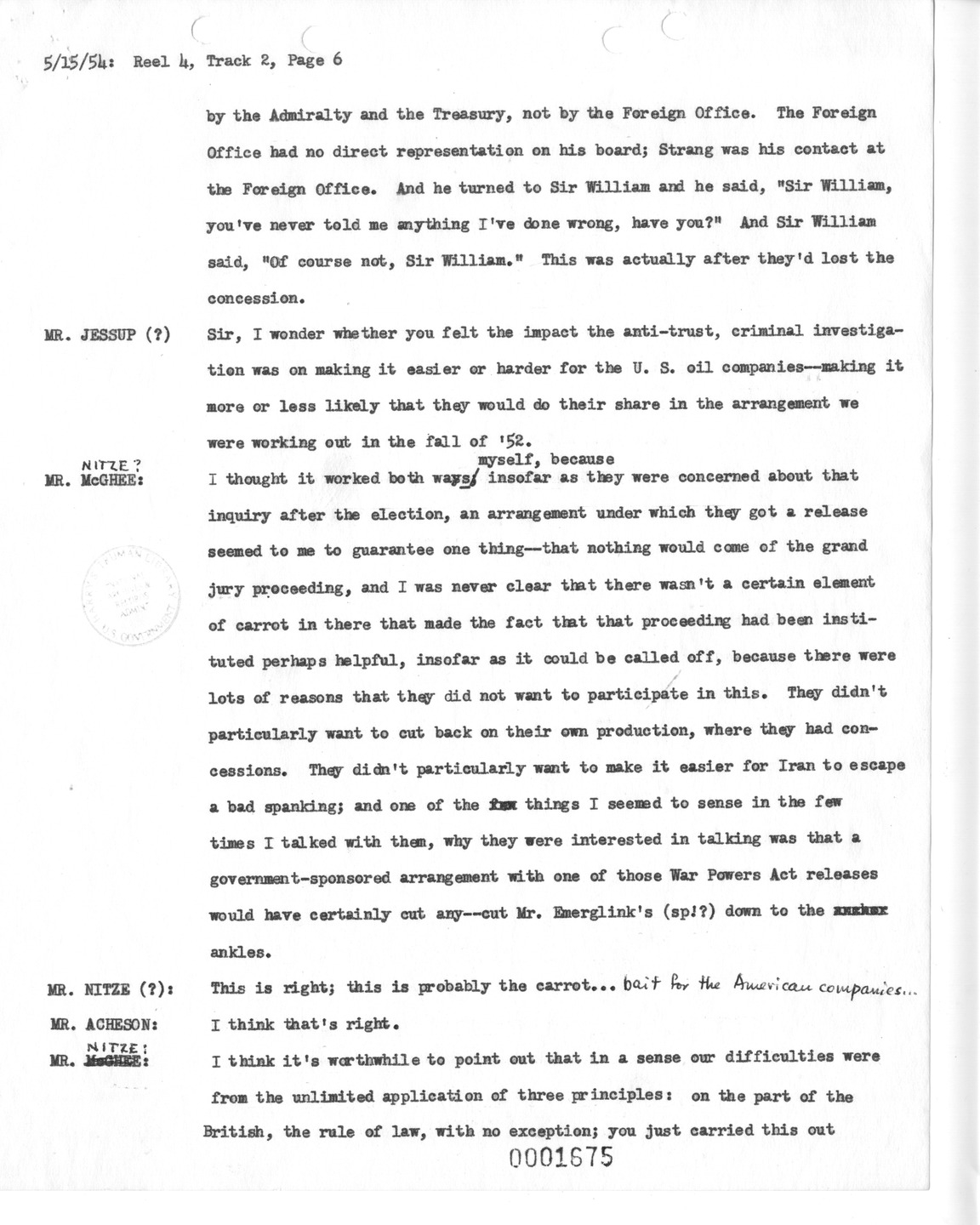 Transcript of Princeton Seminar Discussion, Reel 4, Track 2