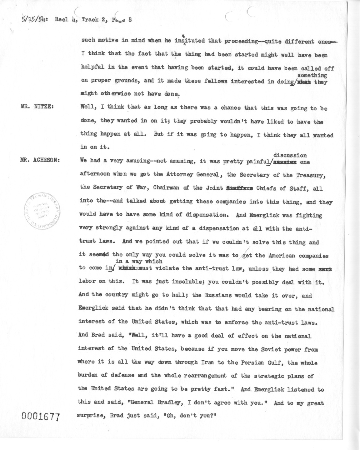 Transcript of Princeton Seminar Discussion, Reel 4, Track 2