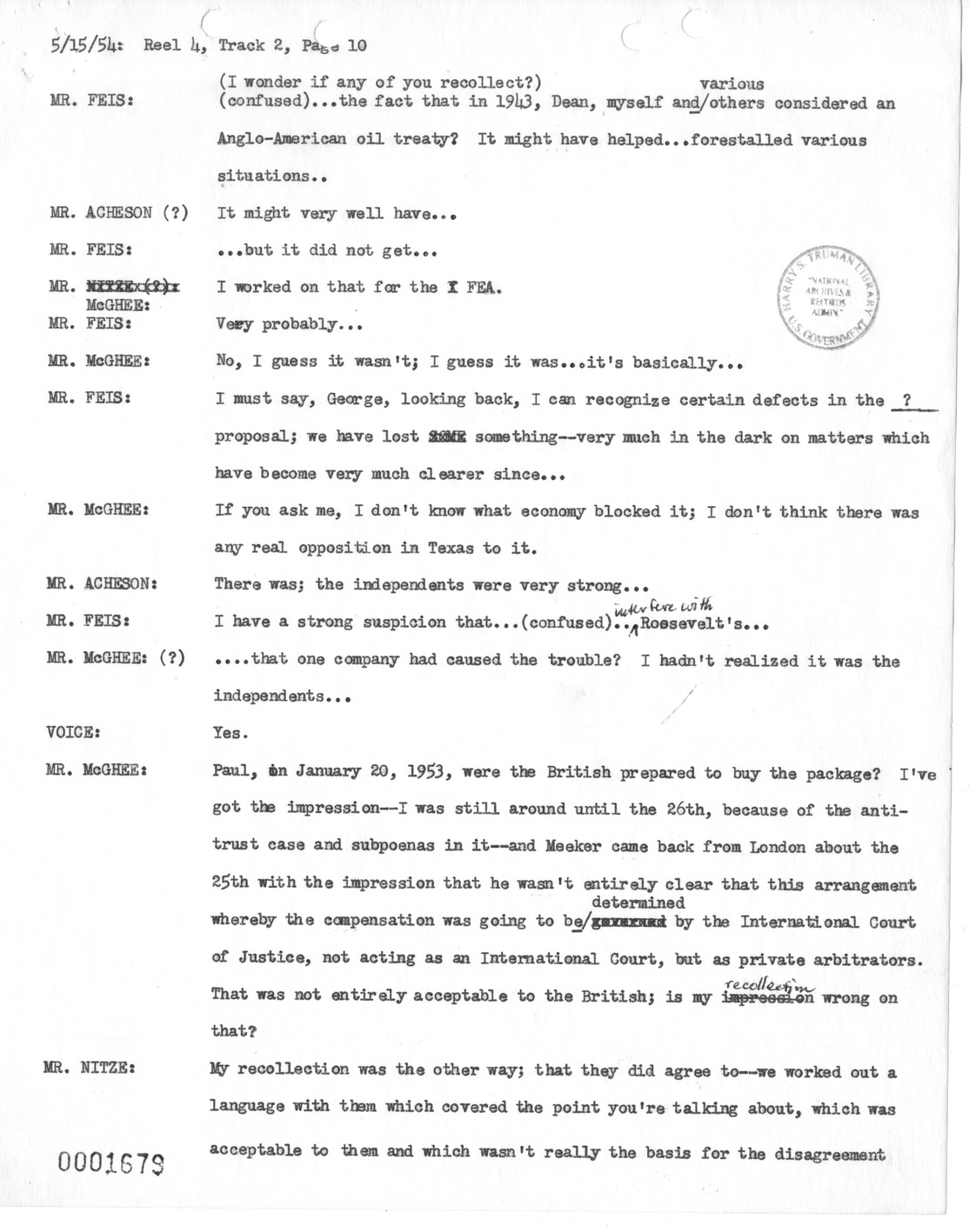 Transcript of Princeton Seminar Discussion, Reel 4, Track 2