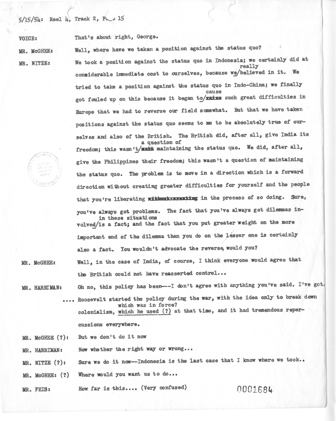 Transcript of Princeton Seminar Discussion, Reel 4, Track 2