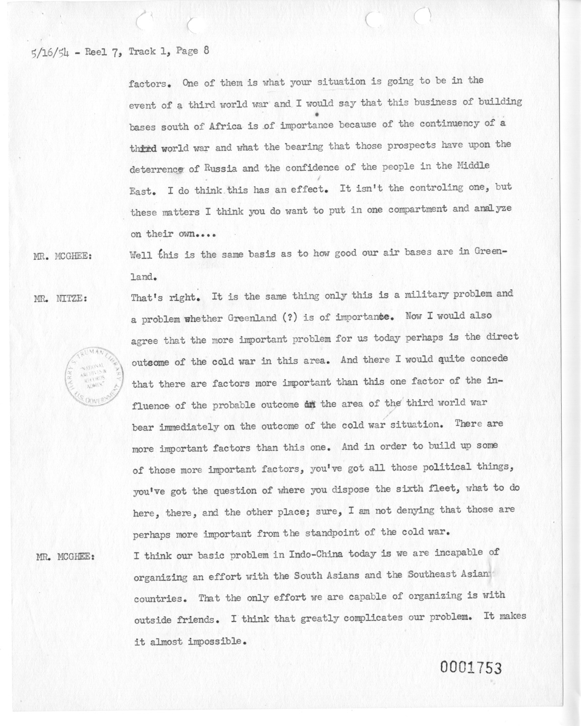 Transcript of Princeton Seminar Discussion, Reel 7, Track 1