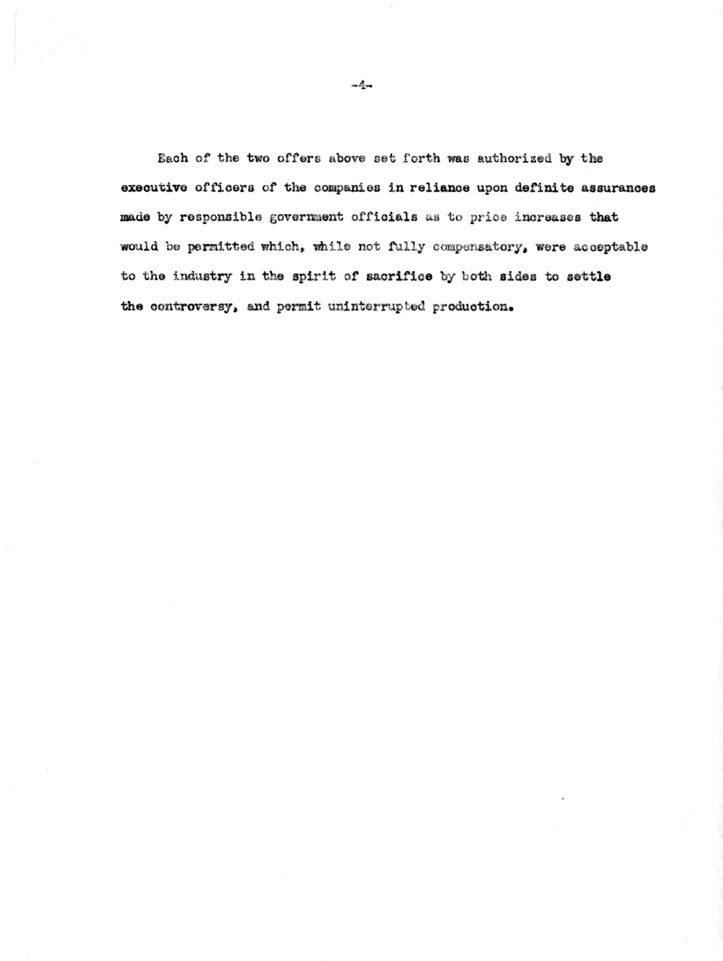 Memorandum Prepared by Industry Members at the Request of Dr. John Steelman