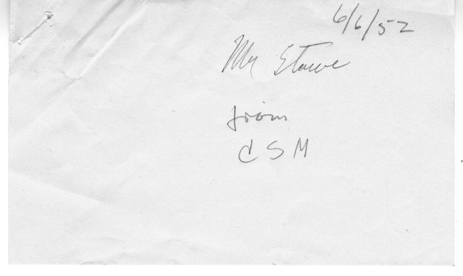 Letter from Secretary of Defense Robert A. Lovett to President Harry S. Truman