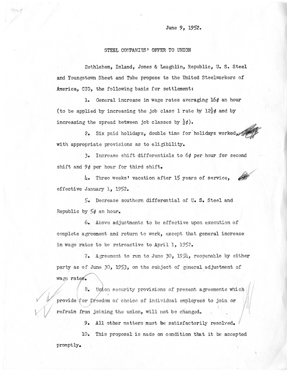 Statement of Phillip Murray with Related Material