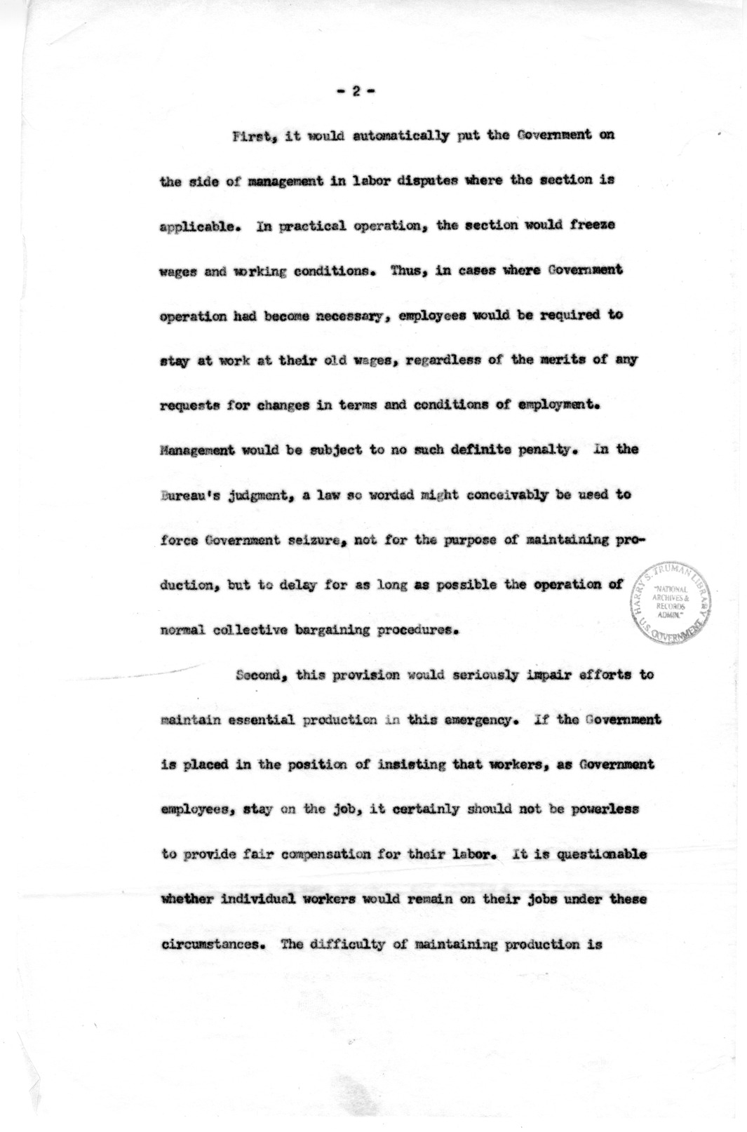 Letter to Congressman Michael Feighan with Related Material