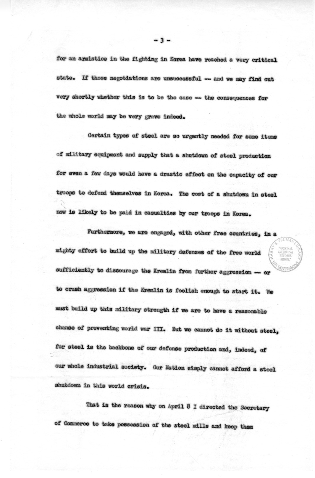 Letter to Congressman Michael Feighan with Related Material