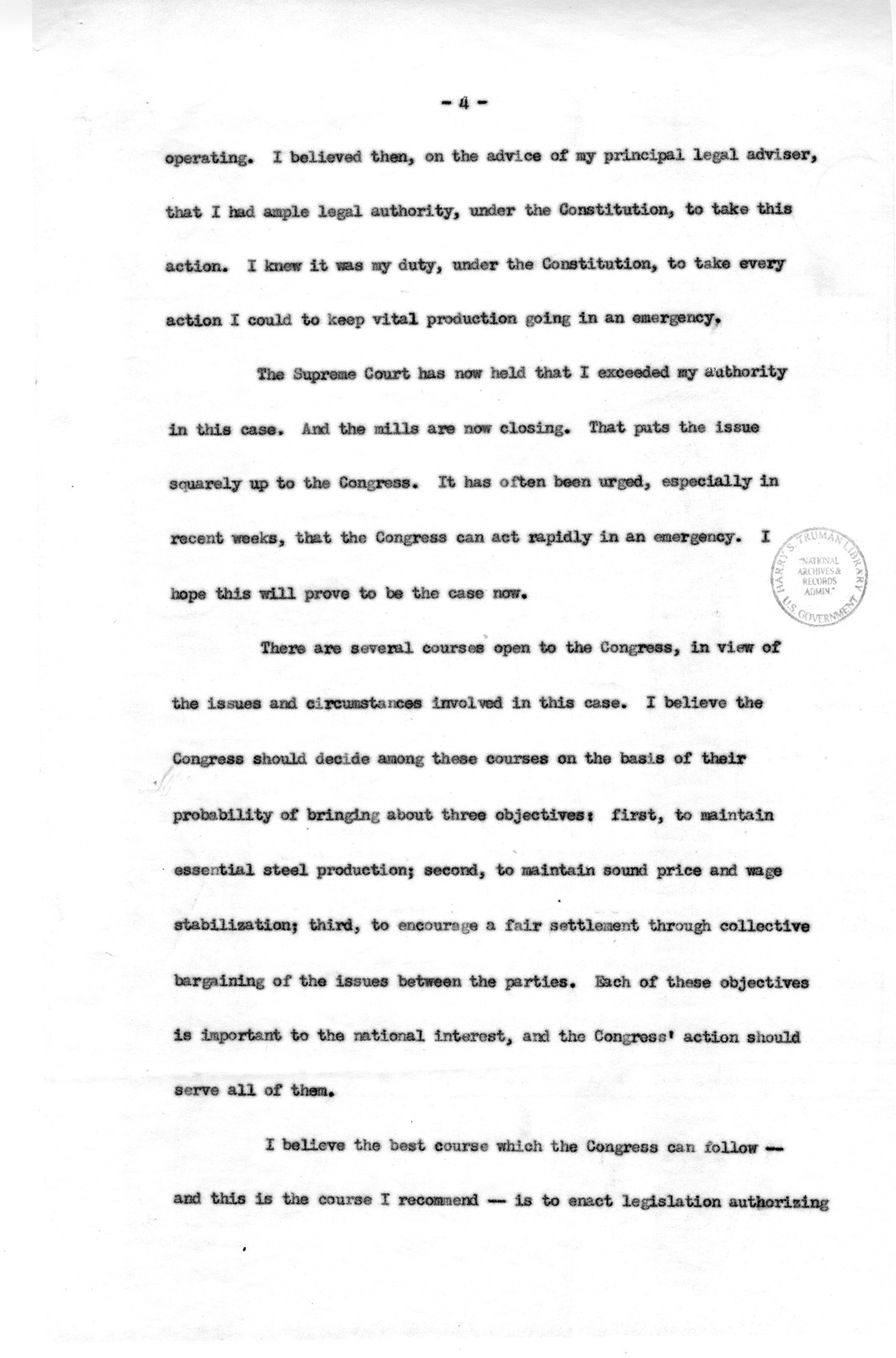 Letter to Congressman Michael Feighan with Related Material