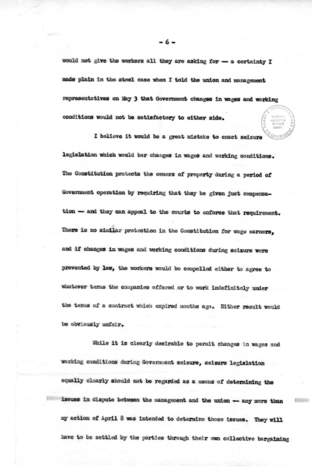 Letter to Congressman Michael Feighan with Related Material