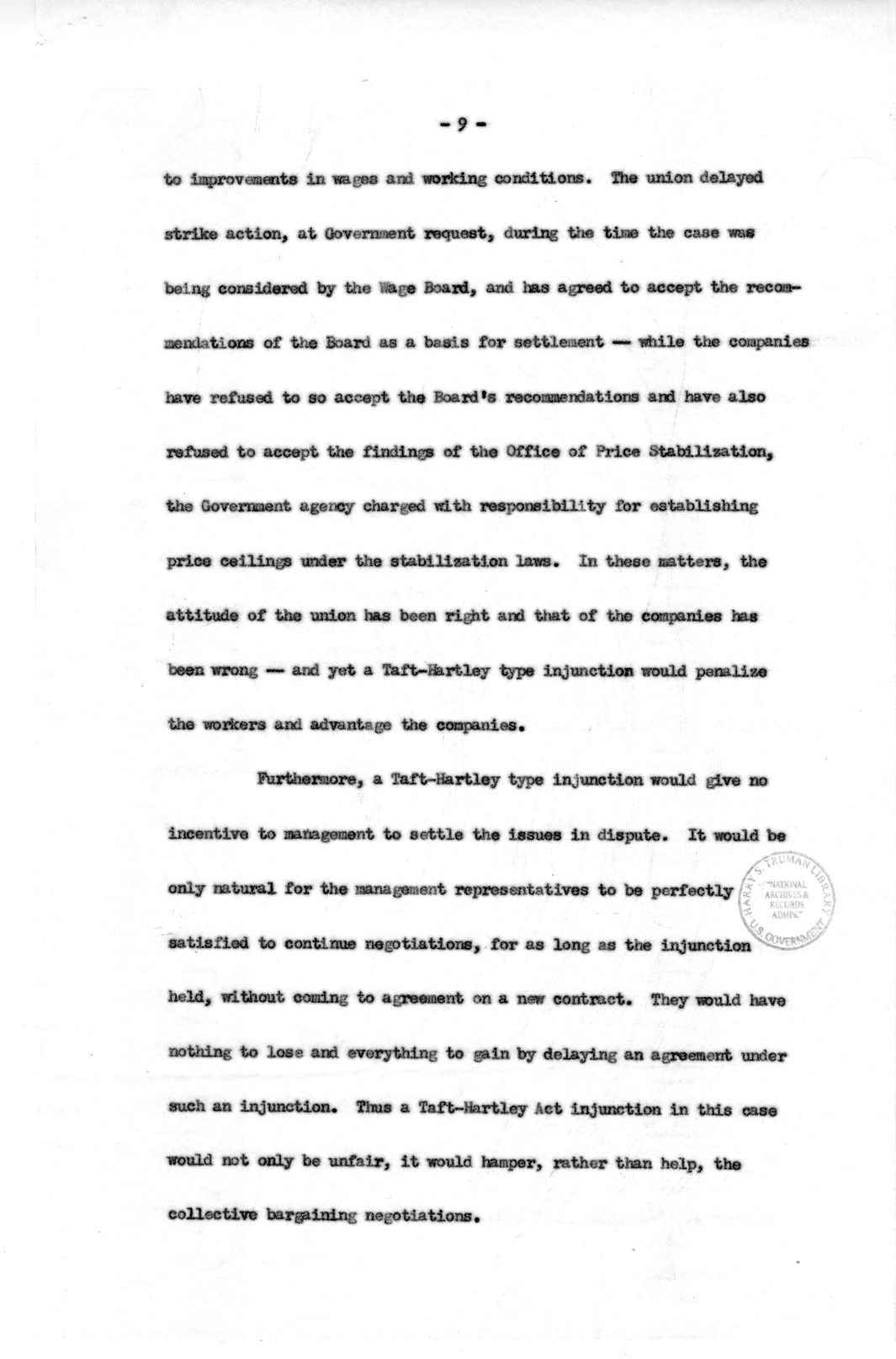 Letter to Congressman Michael Feighan with Related Material