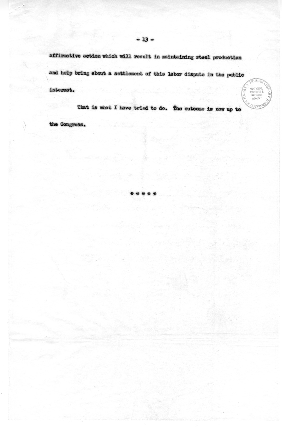Letter to Congressman Michael Feighan with Related Material