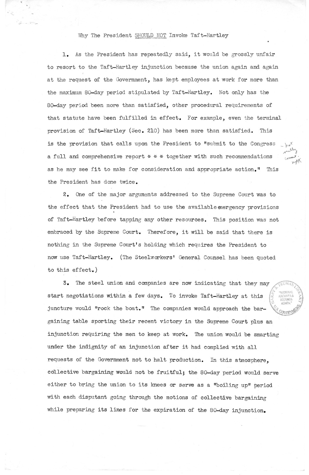 Memorandum from the National Labor Relations Board to David Stowe, with Attachment