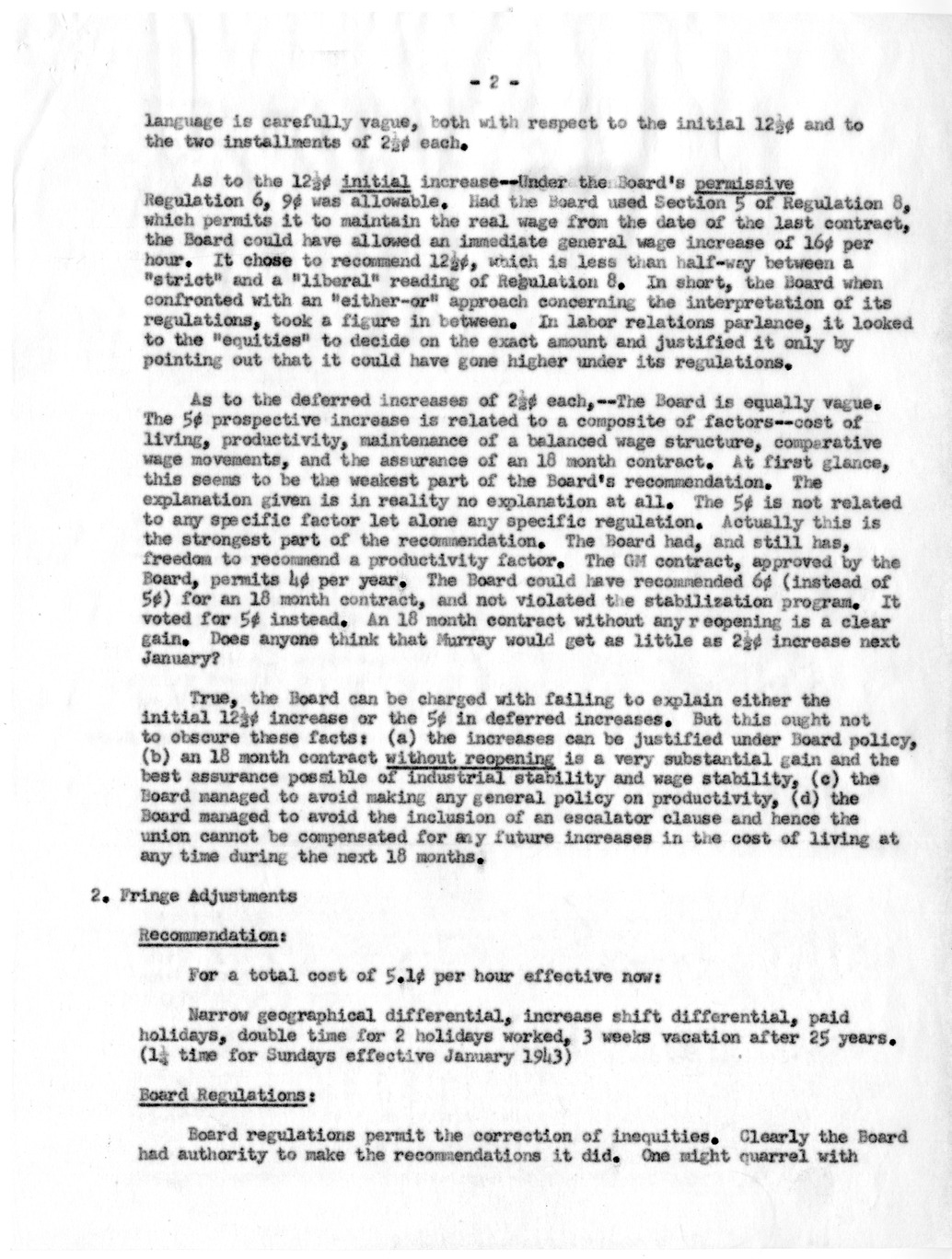 Memorandum from Harold L. Enarson to David Stowe, with Attachment