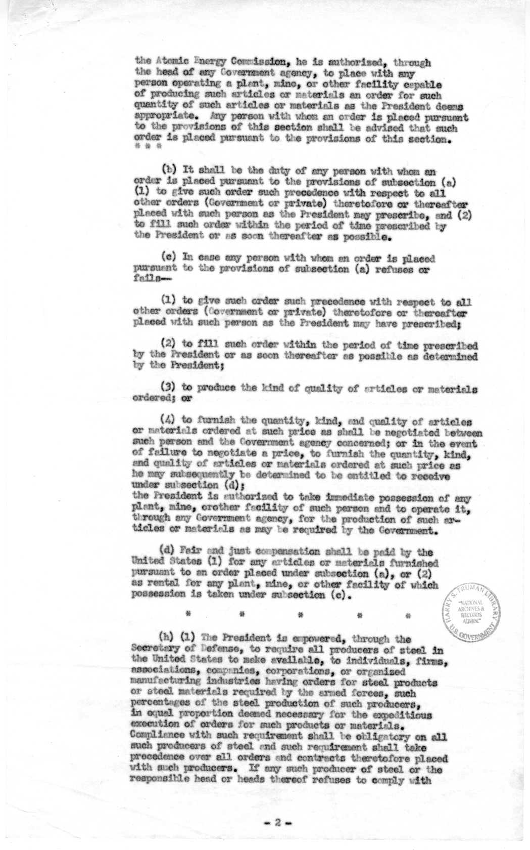 Memorandum to Assistant Attorney General Holmes Baldridge