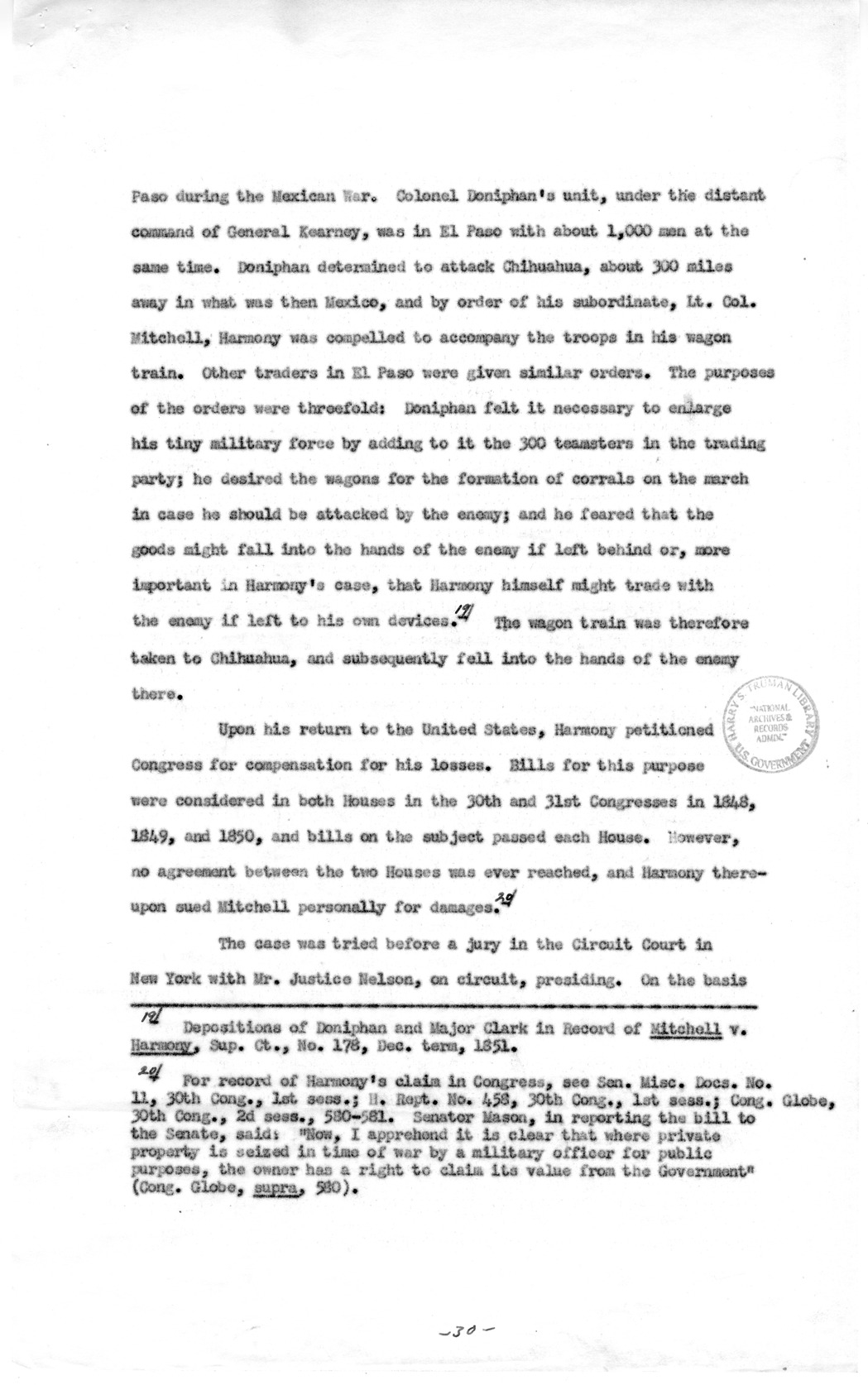 Memorandum to Assistant Attorney General Holmes Baldridge