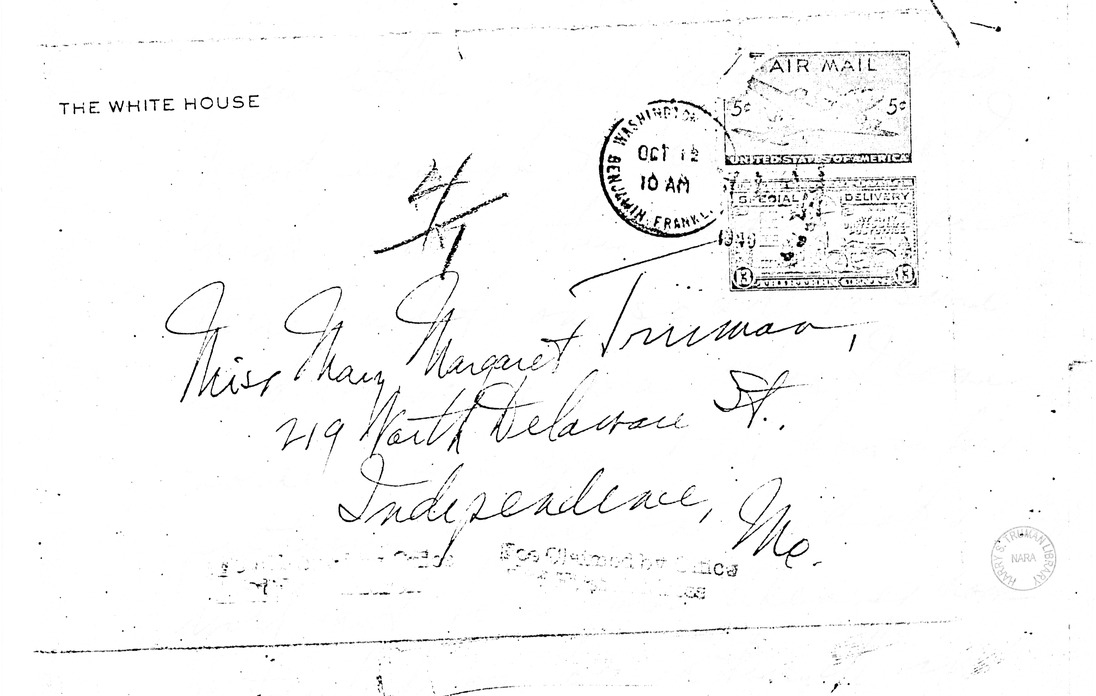 Letter from Harry S. Truman to Margaret Truman