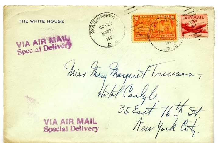 Letter and Telegram from Harry S. Truman to Margaret Truman