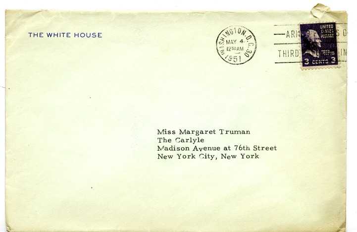 Memorandum from Harry S. Truman to Margaret Truman
