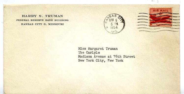 Letter from Harry S. Truman to Margaret Truman
