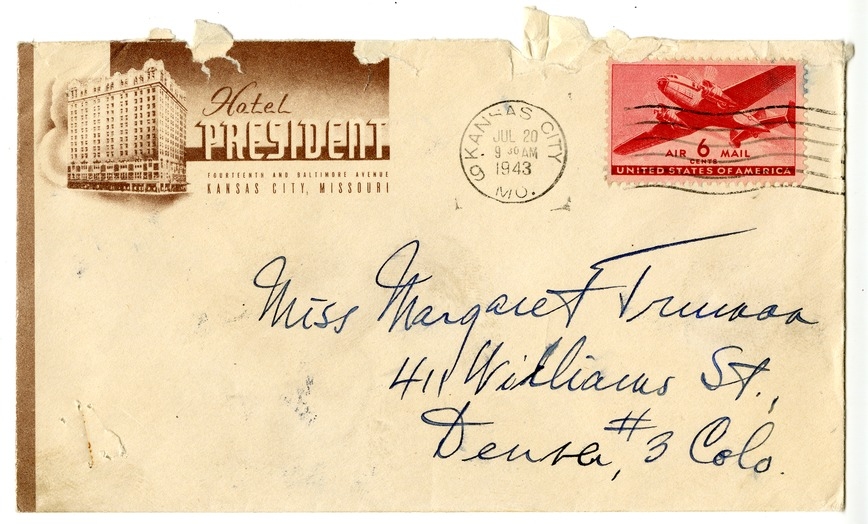 Letter from Harry S. Truman to Margaret Truman