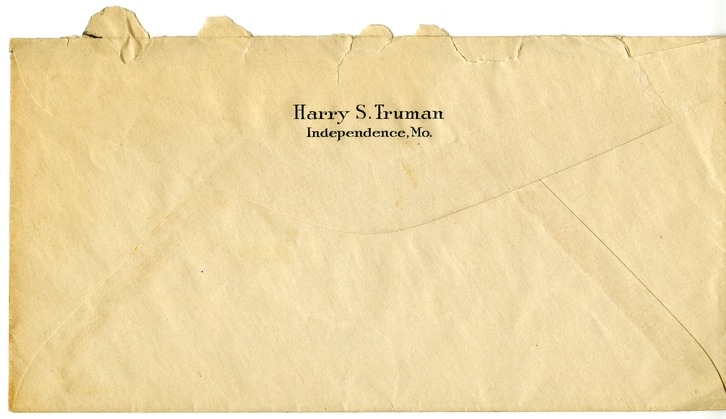 Letter from Harry S. Truman to Margaret Truman