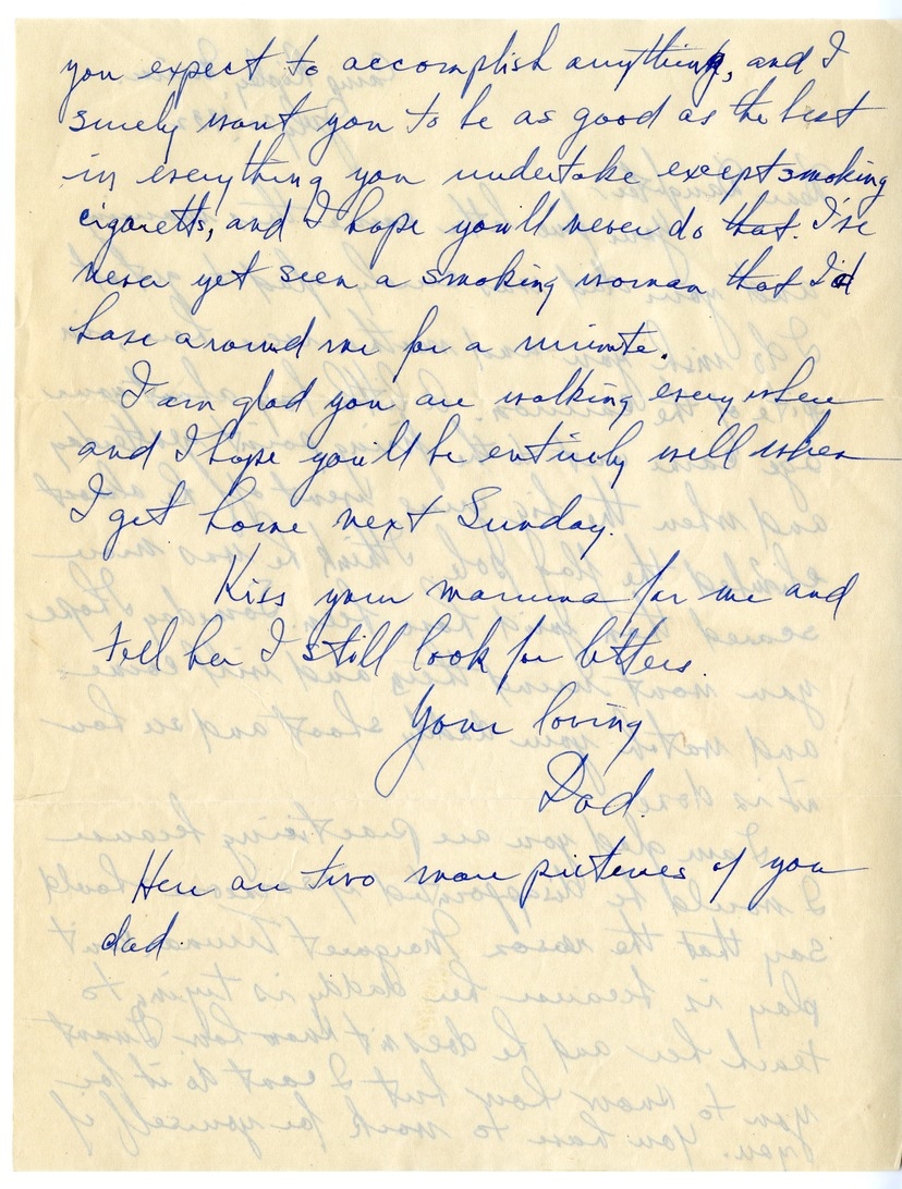 Letter from Harry S. Truman to Margaret Truman