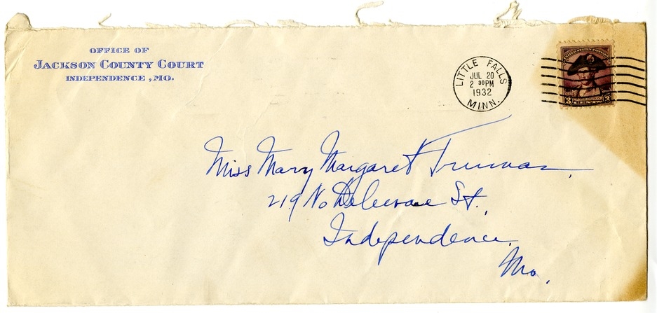 Letter from Harry S. Truman to Margaret Truman