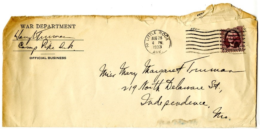 Letter from Harry S. Truman to Margaret Truman