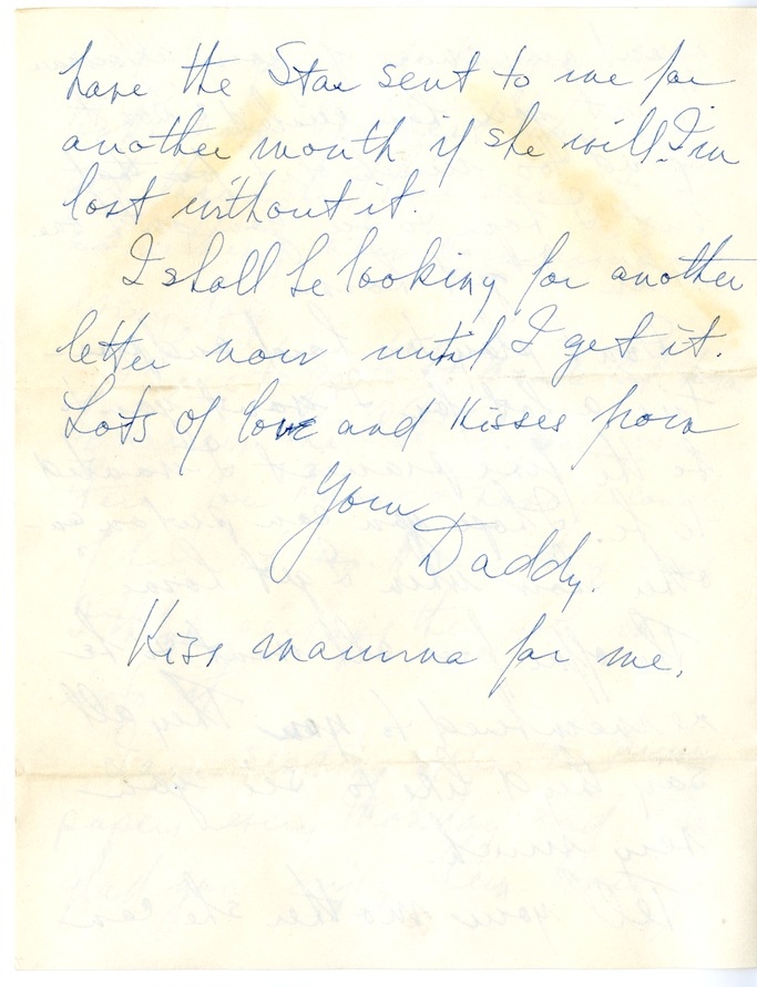 Letter from Harry S. Truman to Margaret Truman