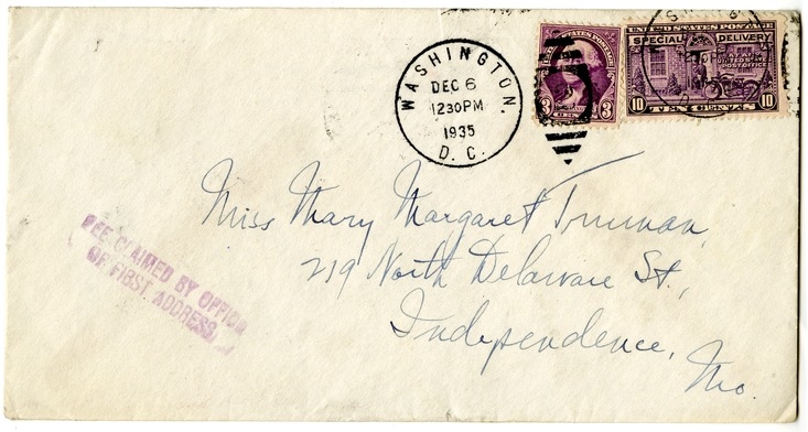 Letter from Harry S. Truman to Margaret Truman