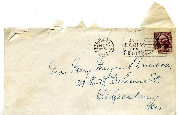 Letter from Harry S. Truman to Margaret Truman