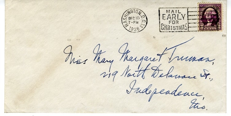 Letter from Harry S. Truman to Margaret Truman