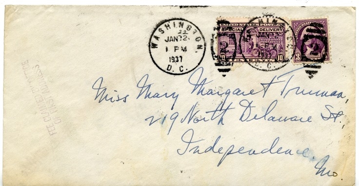 Letter from Harry S. Truman to Margaret Truman