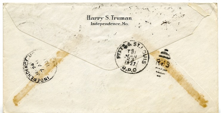 Letter from Harry S. Truman to Margaret Truman