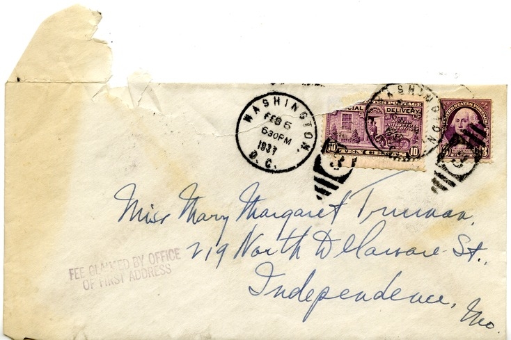 Letter from Harry S. Truman to Margaret Truman