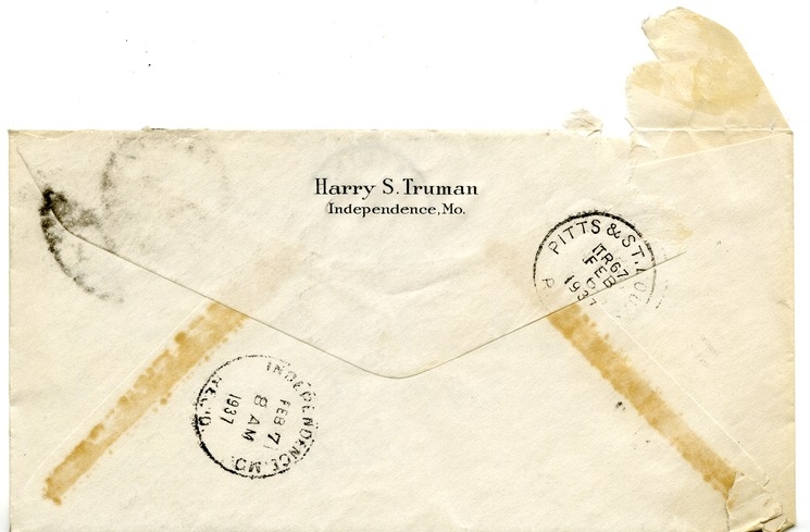 Letter from Harry S. Truman to Margaret Truman
