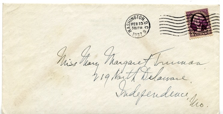 Letter from Harry S. Truman to Margaret Truman