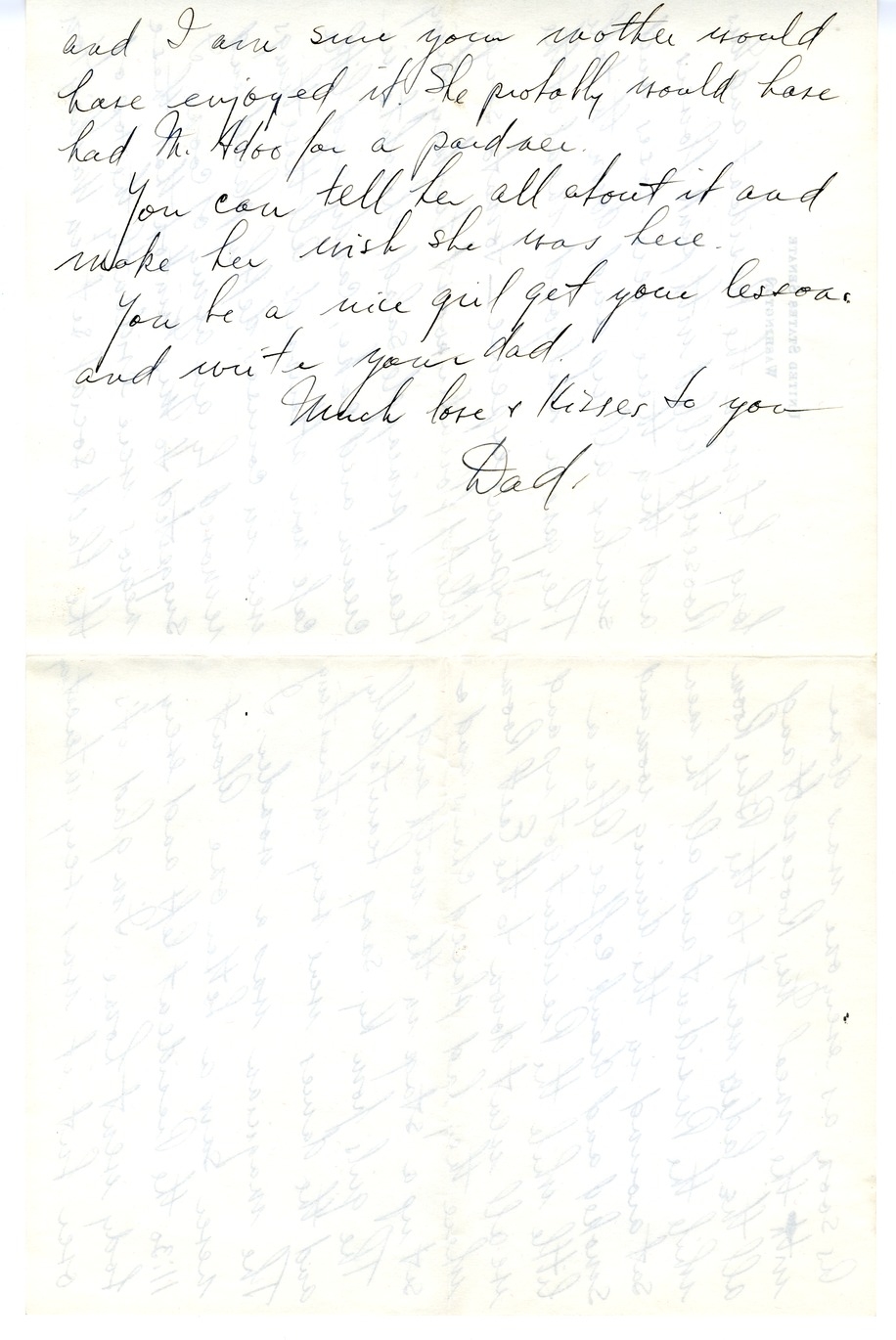 Letter from Harry S. Truman to Margaret Truman