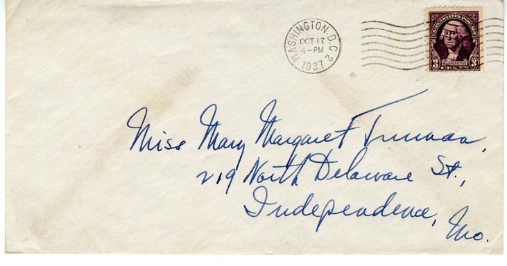 Letter from Harry S. Truman to Margaret Truman