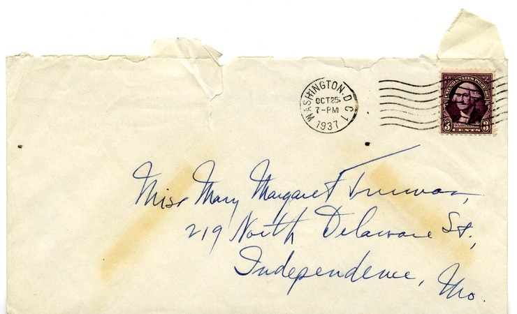 Letter from Harry S. Truman to Margaret Truman