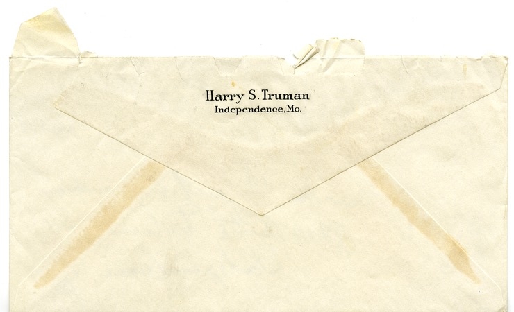 Letter from Harry S. Truman to Margaret Truman