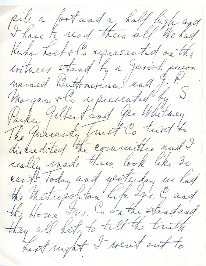 Letter from Harry S. Truman to Margaret Truman