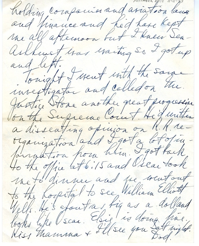 Letter from Harry S. Truman to Margaret Truman