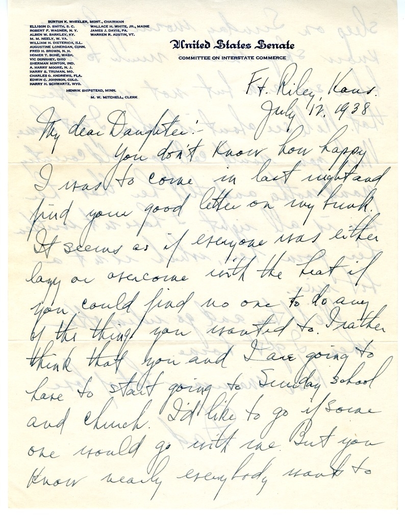 Letter from Harry S. Truman to Margaret Truman